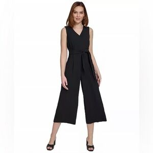 Calvin Klein Black Sleeveless Jumpsuit